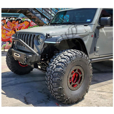 Texture Black Wheel Arch Flares With Light For Jeep Wrangler JL