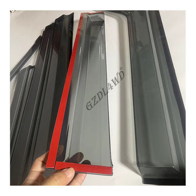 Purple Horn Car Window Deflectors For Defender 110 2020 Rain Shields