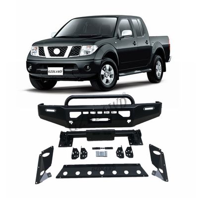 Navara D40 2006-2010 için 4x4 Yontulmuş Çelik Ön Tampon Koruyucusu